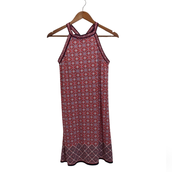 Max Studio Red Medallion Racer Back Halter Top Dress Size S NWT - Picture 9 of 11